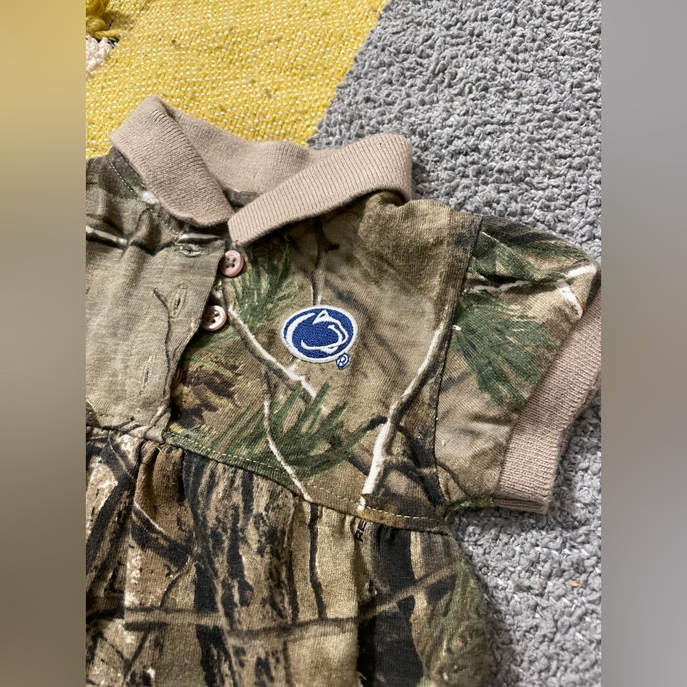 Baby Girl Camouflage Penn State University Dress
